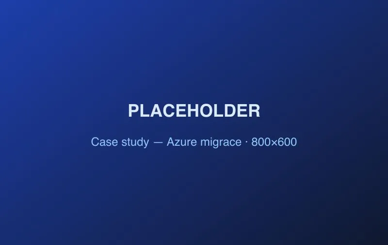 Azure migrace