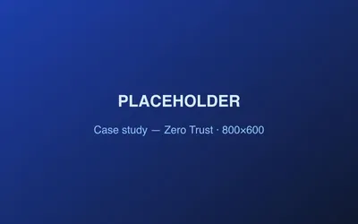 Zero Trust architektura